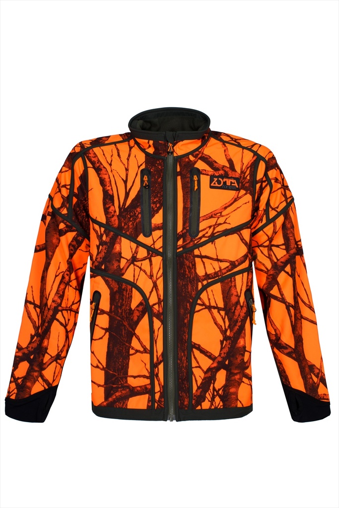 Μπουφάν αδιάβροχο soft-shell διπλής όψης ZOTTA FOREST REVERSE